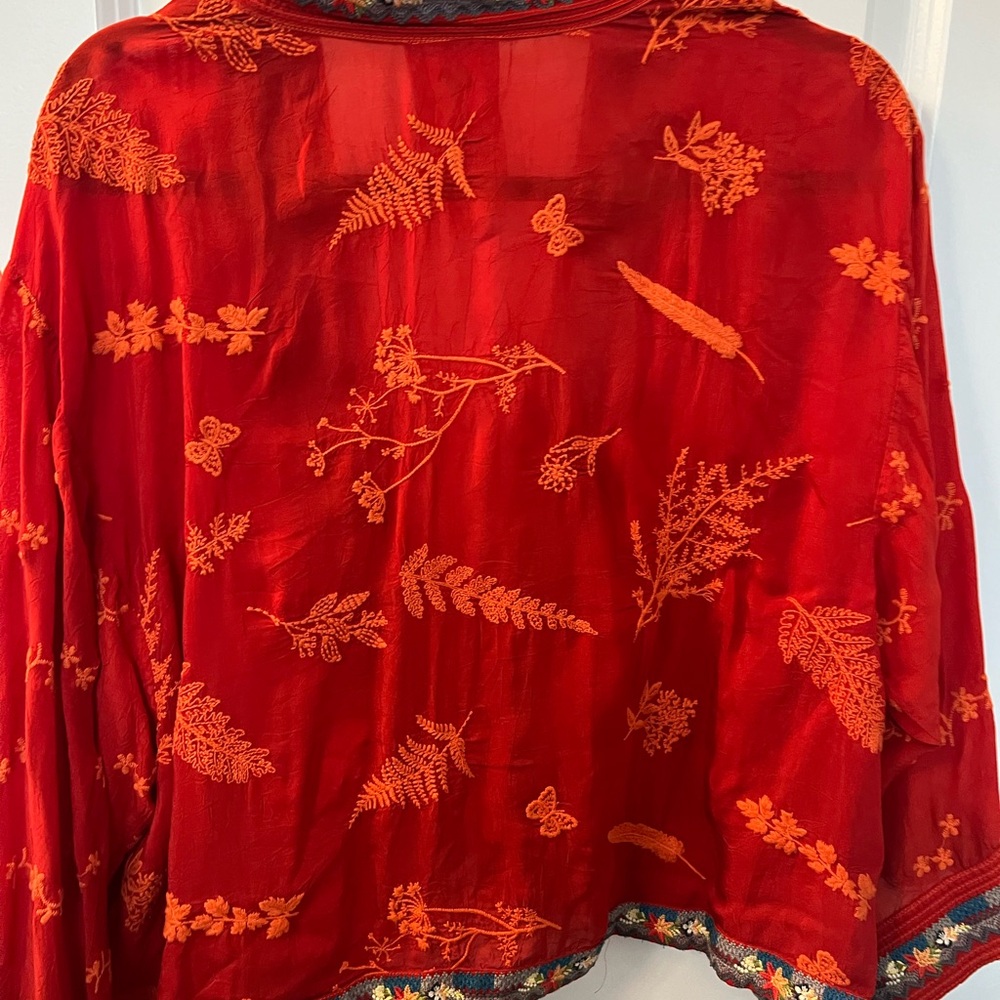 Johnny Was Womens Beautiful Orange
Star Danica Kimono Size- Small - Picture 5 of 10